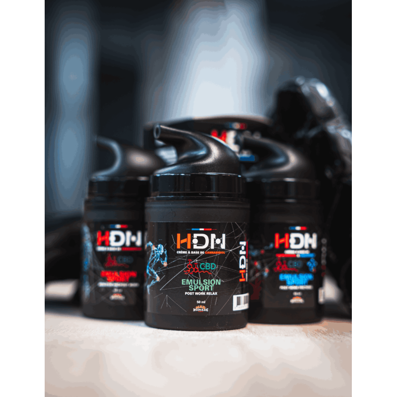 H.D.N EMULSION SPORT - Post Work Relax - Crème à base de CBD