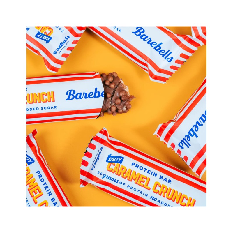 Barre protéinée BARBELLS Salty Caramel Crunch