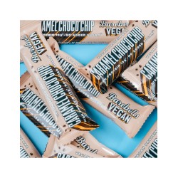 Barre protéinée BARBELLS Vegan Caramel Choco Chip