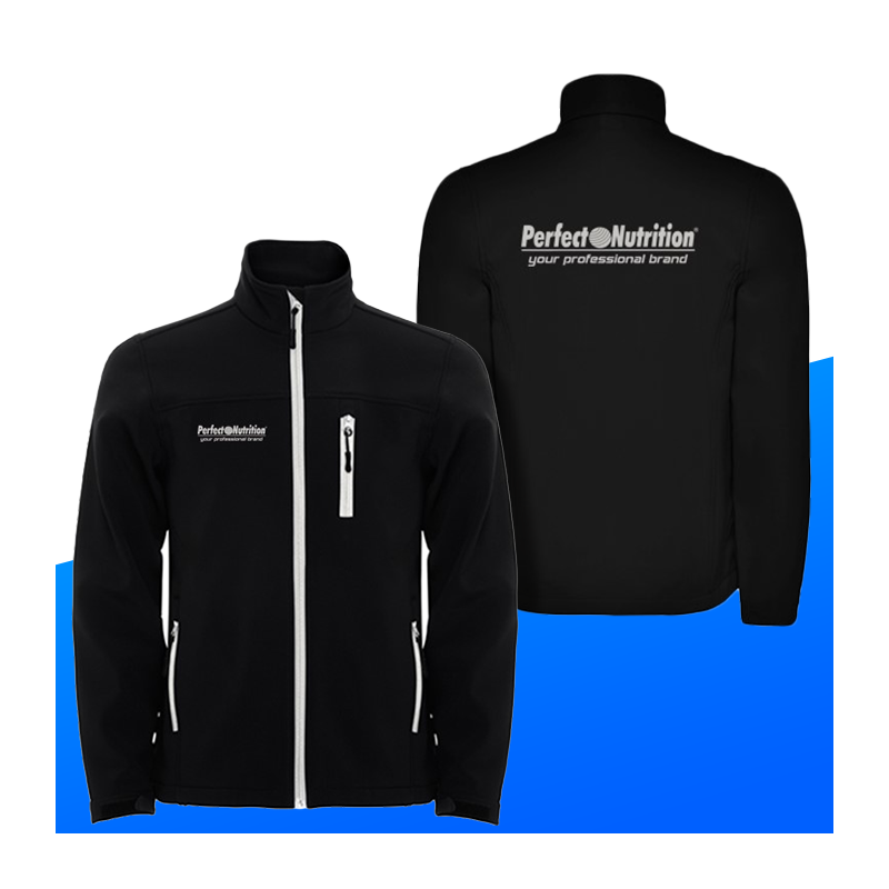 CHAQUETA NEGRA FITNESS